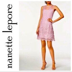 NWT Nanette Lepore Embroidered Lace Dress